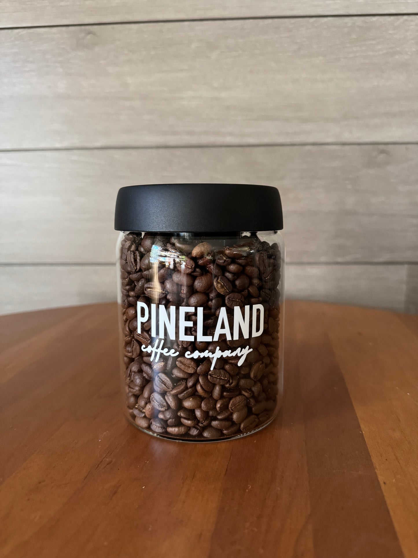 Pineland Logo Vacuum Seal Coffee Canister