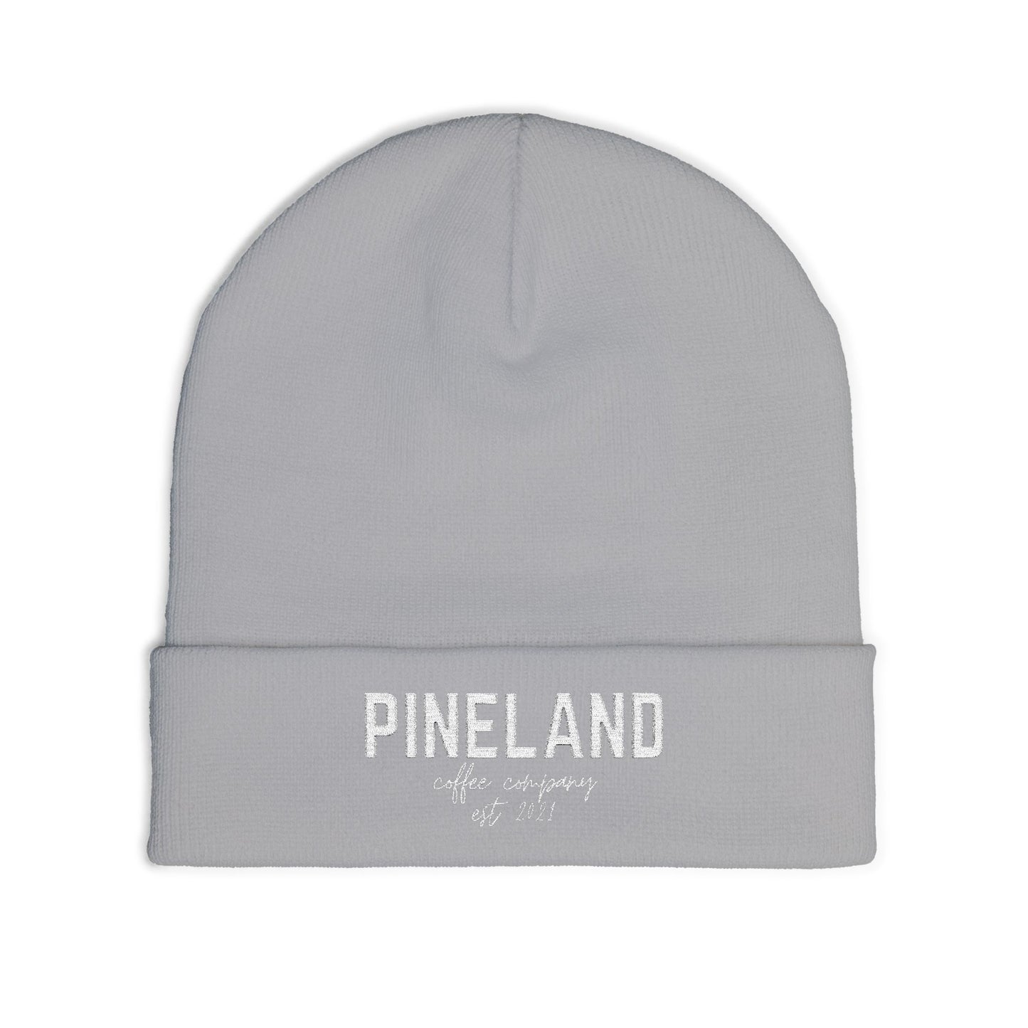 Pineland Embroidered Knit Beanie – Cozy Winter Hat