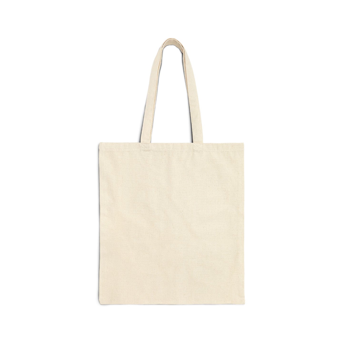 Tote — 'Pineland Coffee Co.' Snow Globe Snowman Cotton Canvas Tote