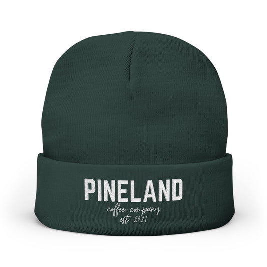 Pineland Embroidered Knit Beanie – Cozy Winter Hat