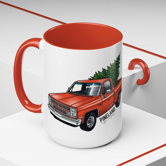 15 ounce Christmas Truck Coffee Mug – "the 83"