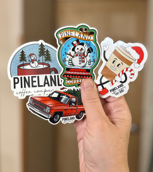 Pineland Holiday Stickers